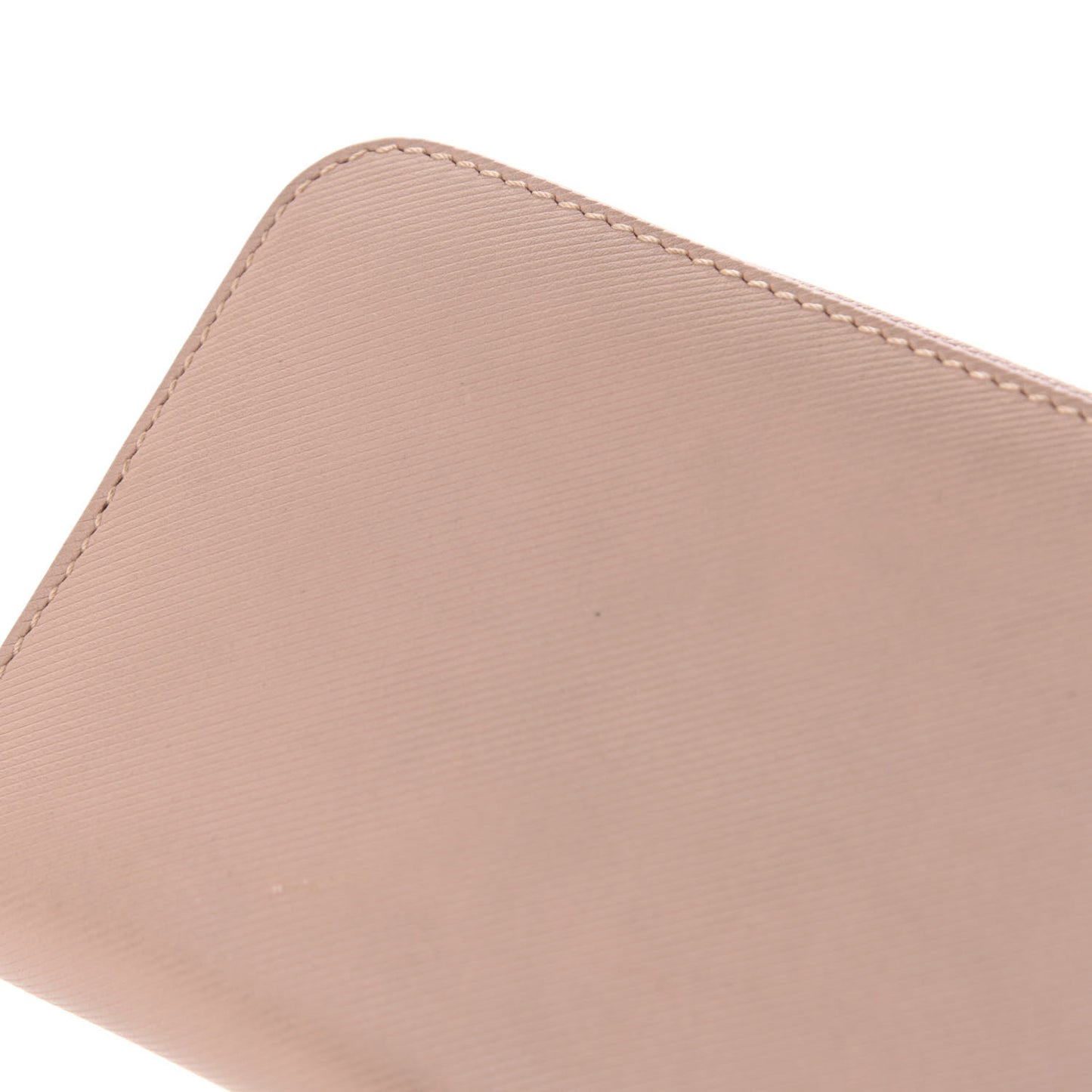 Trench Calfskin Zip Around Wallet Ash Rose