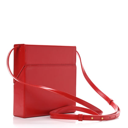 Bottega Veneta Calfskin Daisey Box Clutch Red 2 of 10