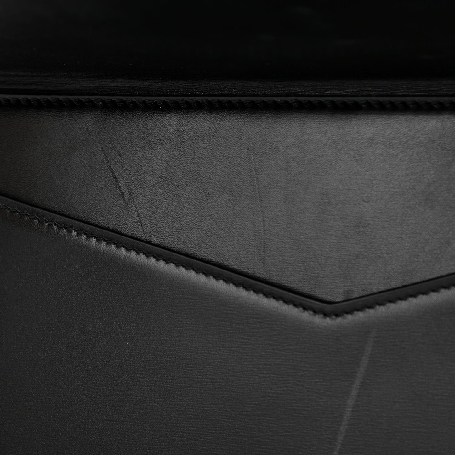 Smooth Calfskin Monogram Medium Sulpice Shoulder Bag Black