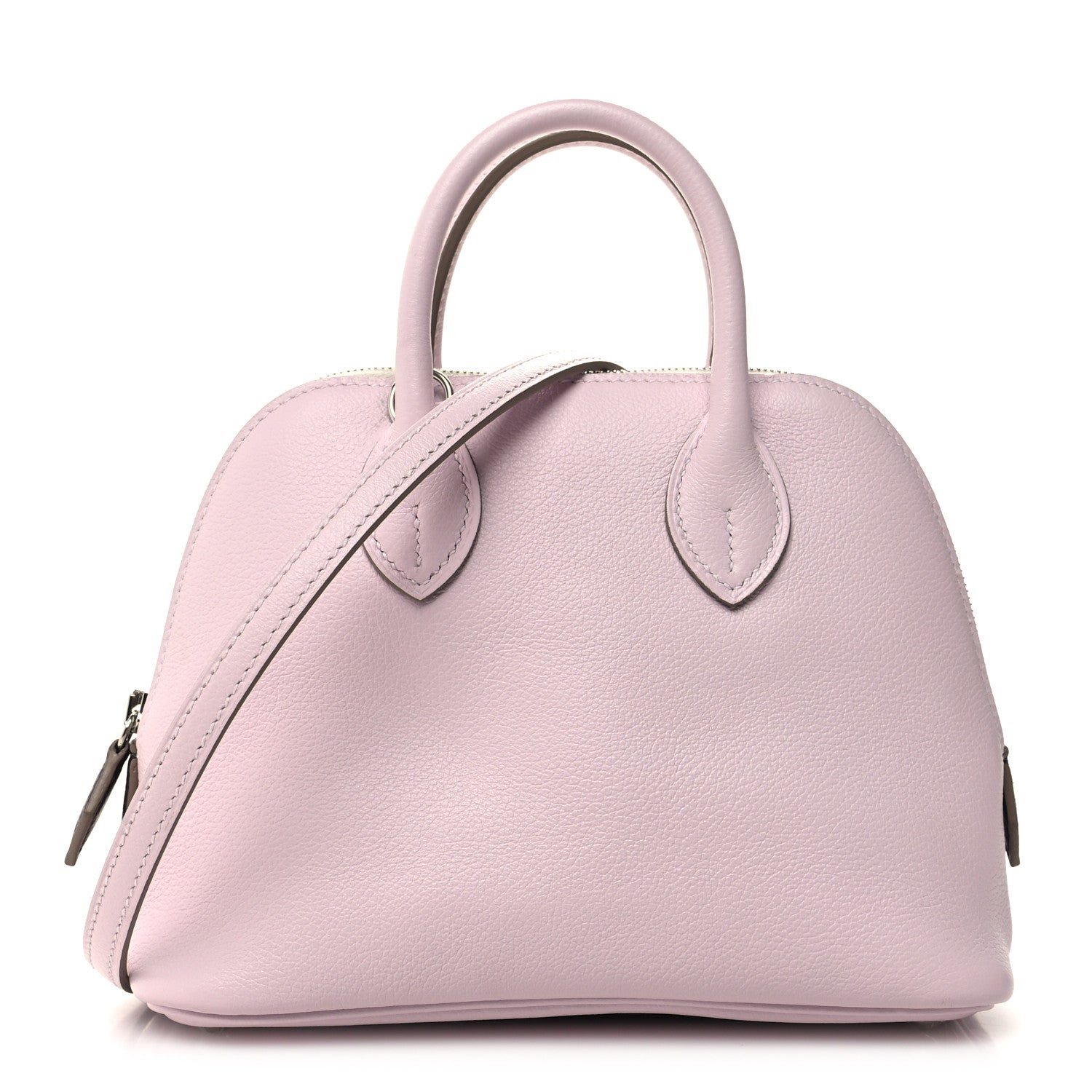 Hermes Chevre Mysore Tri-Color Mini 1923 Bolide Mauve Pale Rouge Sellier Craie 1 of 10