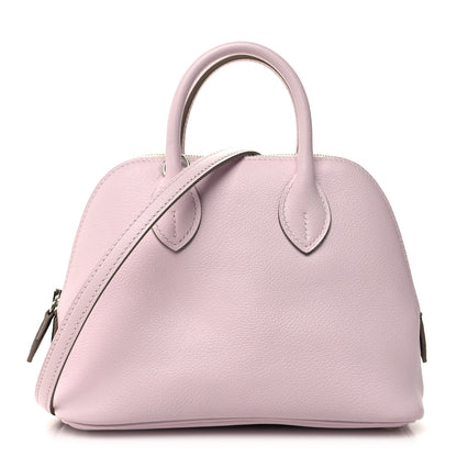 Hermes Chevre Mysore Tri-Color Mini 1923 Bolide Mauve Pale Rouge Sellier Craie 1 of 10