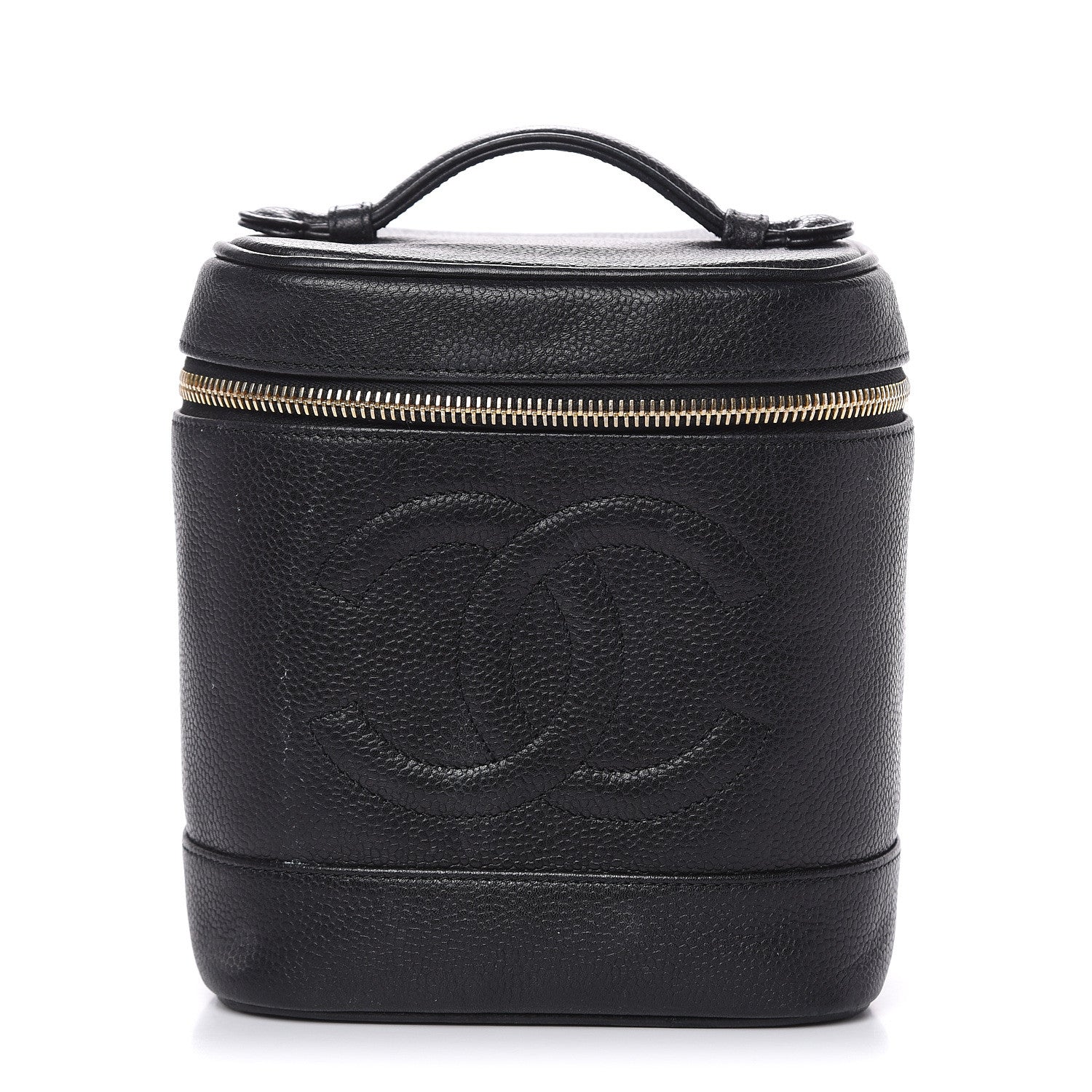 Chanel Caviar Cosmetic Vanity Bag Black 1 of 13