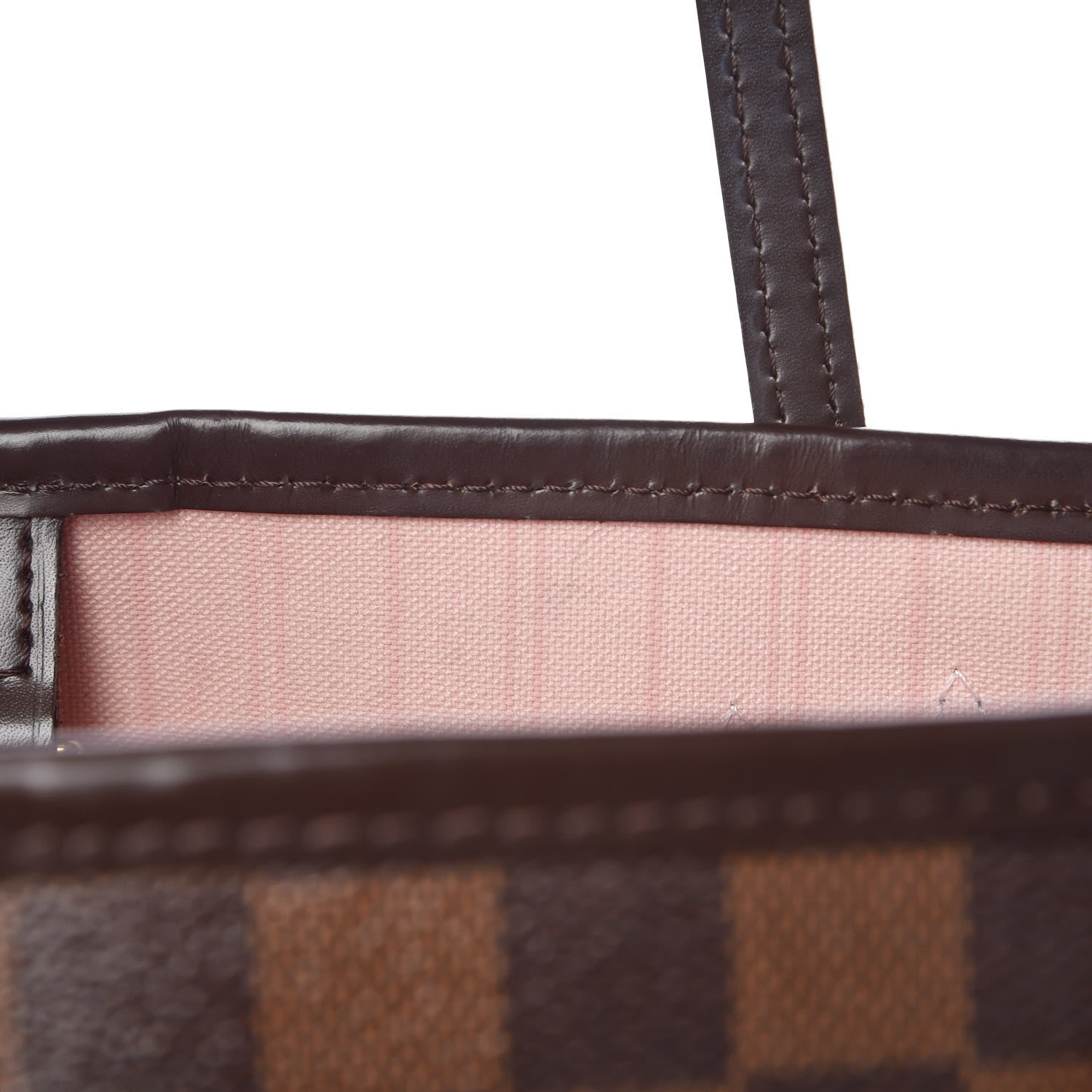 Louis Vuitton Damier Ebene Neo Neverfull MM Rose Ballerine 10 of 13