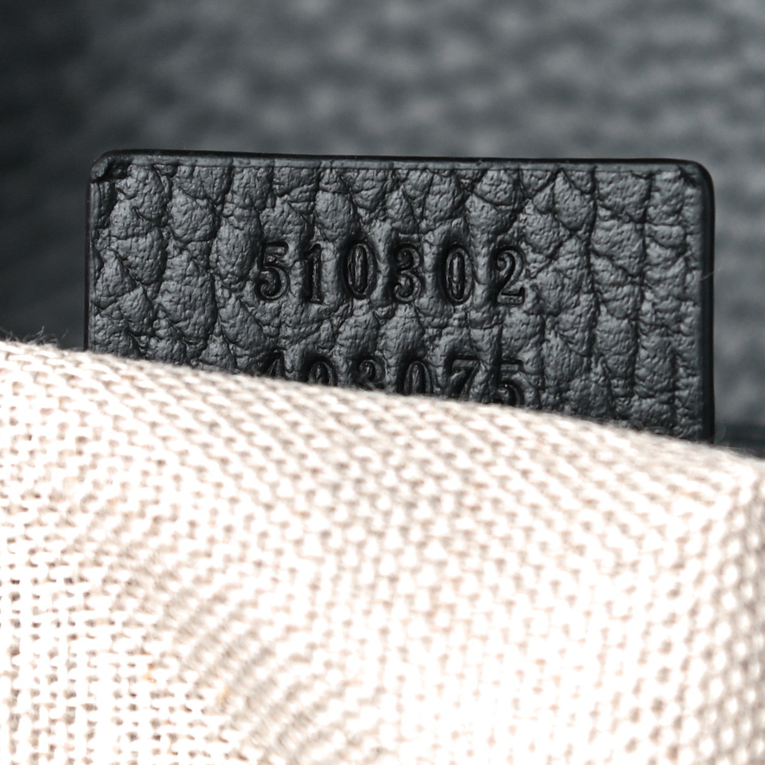 Gucci Dollar Calfskin Interlocking G Top Handle Shoulder Bag Black 7 of 11