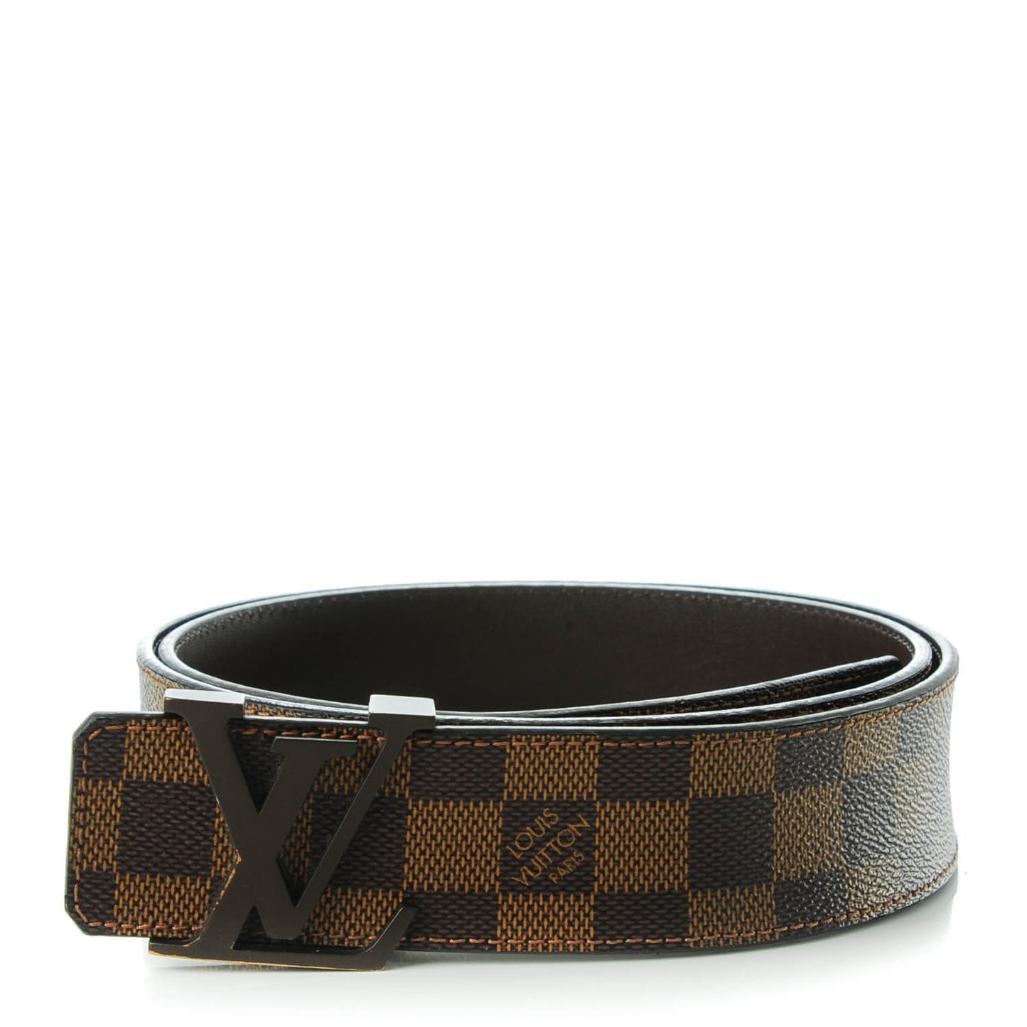 Damier Ebene 40mm LV Initiales Belt 95 38