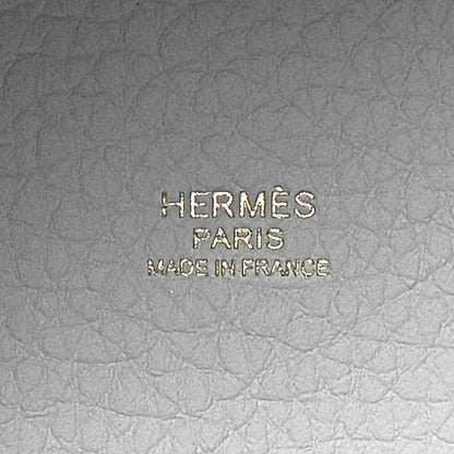 Hermes Taurillon Clemence Picotin Lock 18 PM Bleu Pale 6 of 11