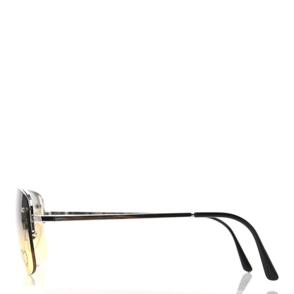 Chloe Crystal Rimless Sunglasses Yellow 3 of 4