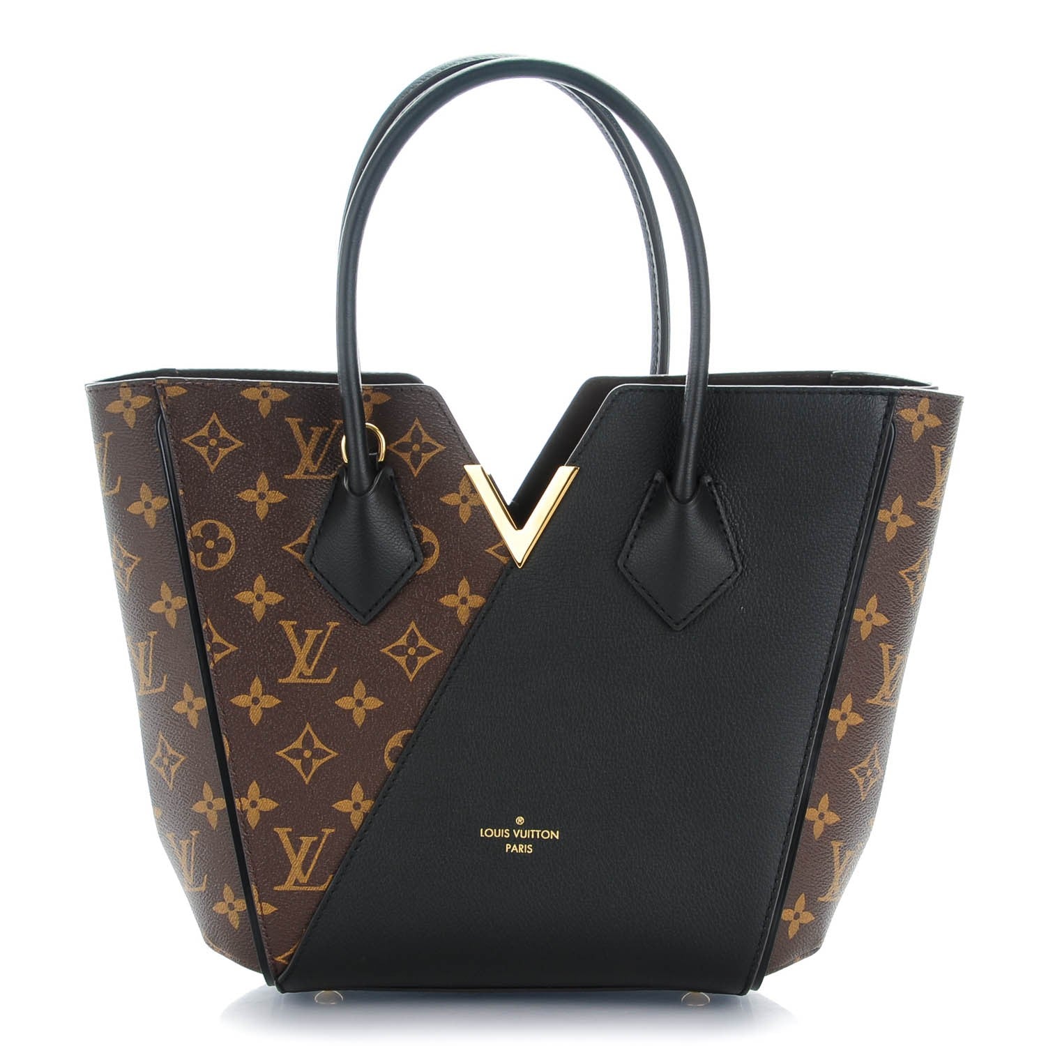 Louis Vuitton Calfskin Monogram Kimono Tote PM Black 1 of 7