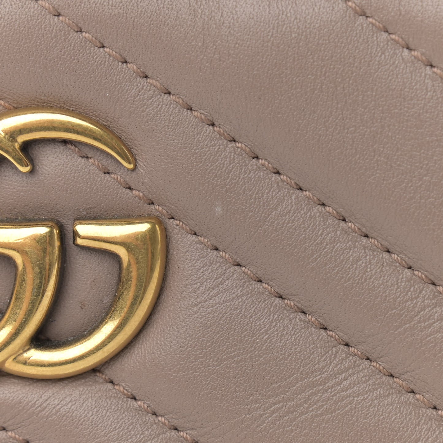 Calfskin Matelasse Mini GG Marmont Chain Bag Porcelain Rose