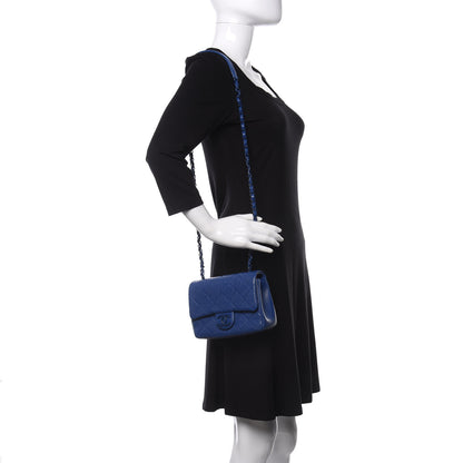 Chanel Caviar Quilted Incognito Mini Square Flap Dark Blue 2 of 11