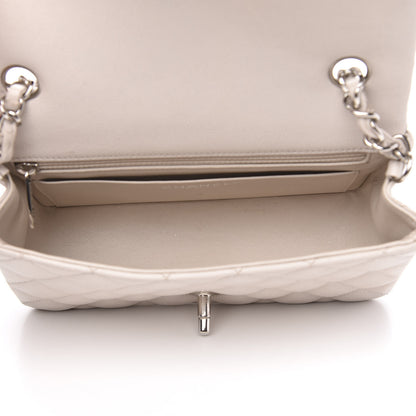Chanel Caviar Quilted Mini Rectangular Flap White 5 of 12