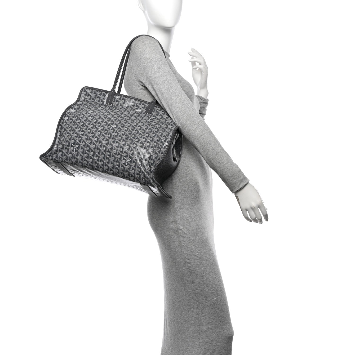 Goyard Goyardine Sac Hardy Pet Carrier PM Grey 2 of 13