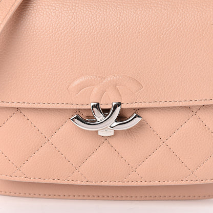 Chanel Caviar Quilted CC Box Flap Light Pink 8 of 10