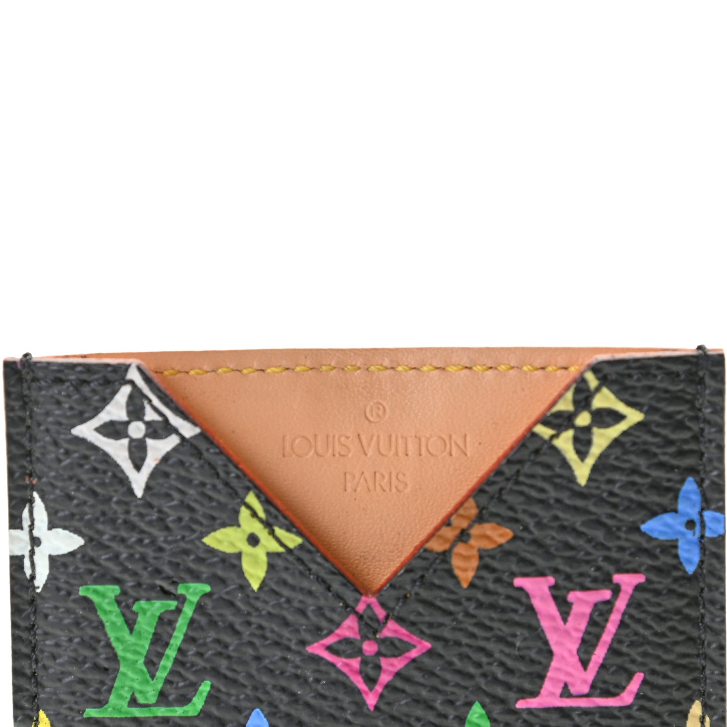 Louis Vuitton Monogram Multicolor Mirror and Case Pouch Black 5 of 6