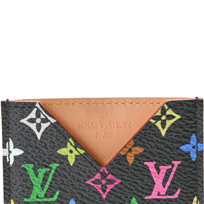 Louis Vuitton Monogram Multicolor Mirror and Case Pouch Black 5 of 6
