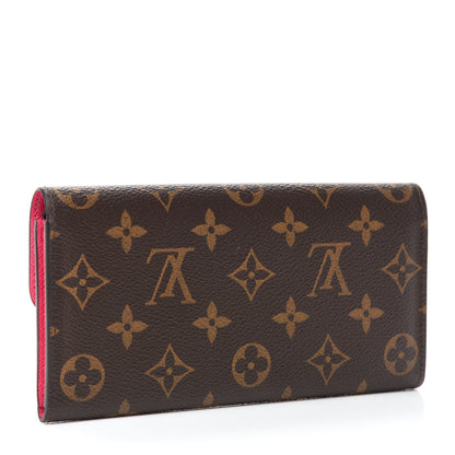 Louis Vuitton Monogram Emilie Wallet Hot Pink 3 of 9