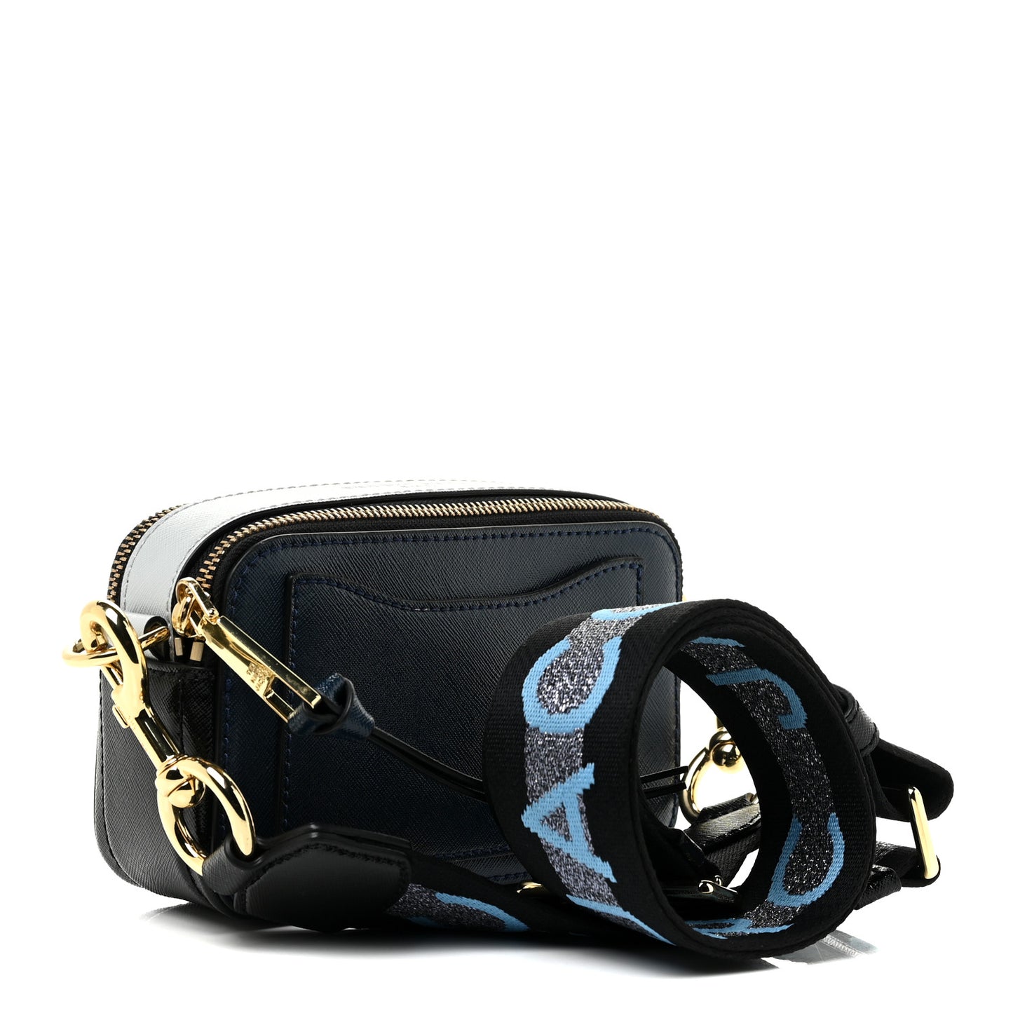 Saffiano Small Snapshot Camera Bag New Blue Sea Multicolor
