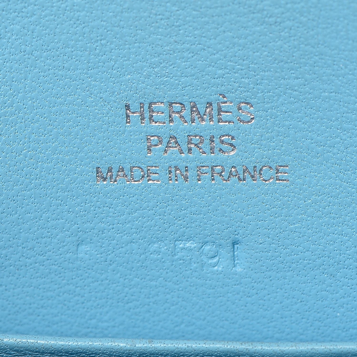 Hermes Epsom Micro Birkin 15 Celeste 8 of 29