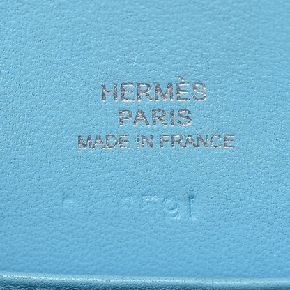 Hermes Epsom Micro Birkin 15 Celeste 8 of 29