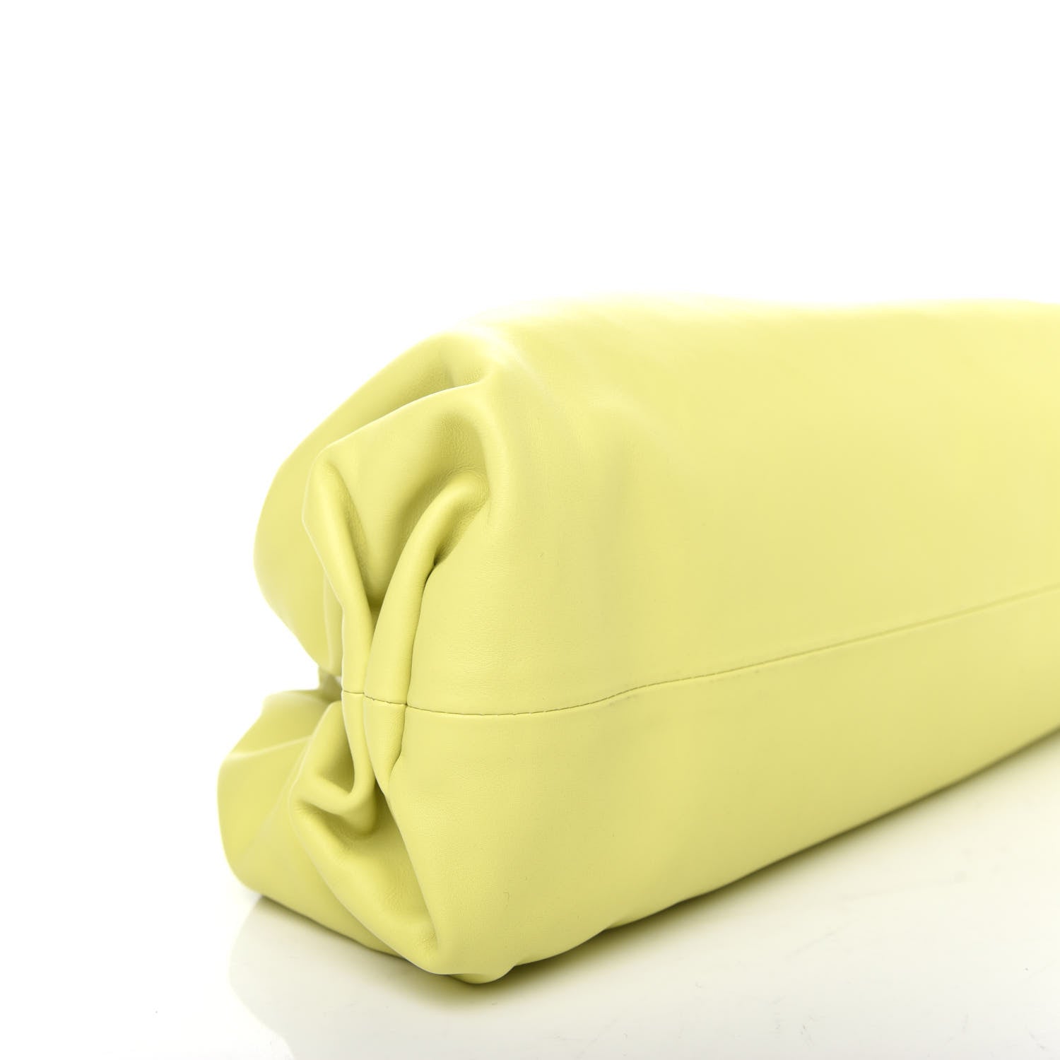Bottega Veneta Smooth Butter Calf The Pouch Oversized Clutch Kiwi 8 of 10