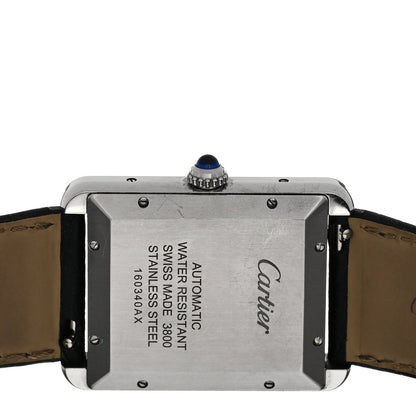 Cartier Stainless Steel Calfskin 31mm Tank Solo Automatic Watch 4 of 5