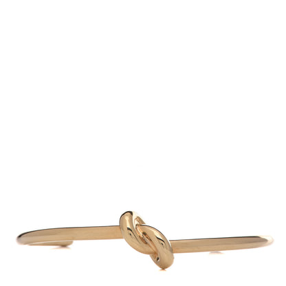 Celine Extra Thin Knot Bracelet Medium Gold 1 of 7
