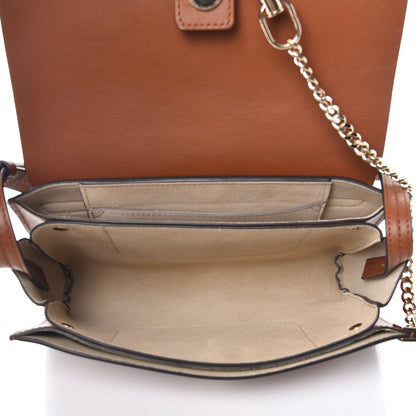 Chloe Suede Calfskin Small Faye Shoulder Bag Tobacco 5 of 8