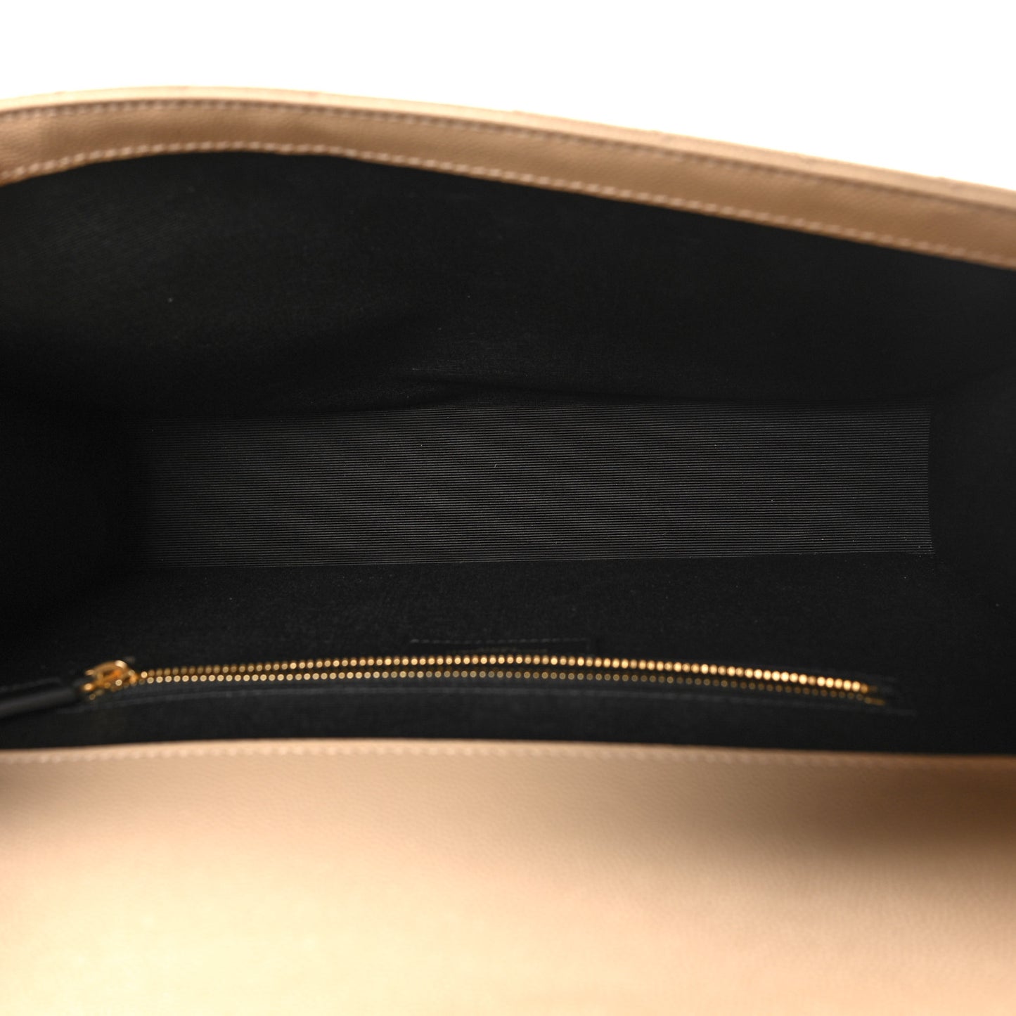 Grain De Poudre Matelasse Chevron Large Monogram Satchel Nude Powder