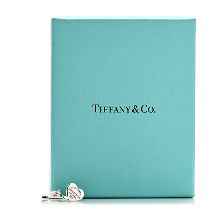 Tiffany Sterling Silver Lovestruck Heart Tag & Arrow Earrings 6 of 6