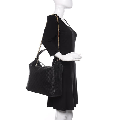 Gucci Guccissima Signature Large Linea A Hobo Black 2 of 10
