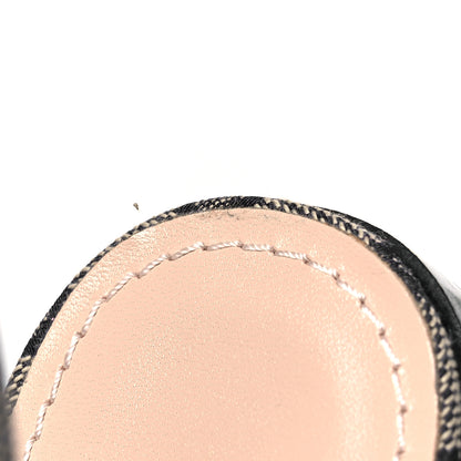 Gucci Monogram Horsebit Womens Slingback Ballet Flat 40 Beige Blue 11 of 12