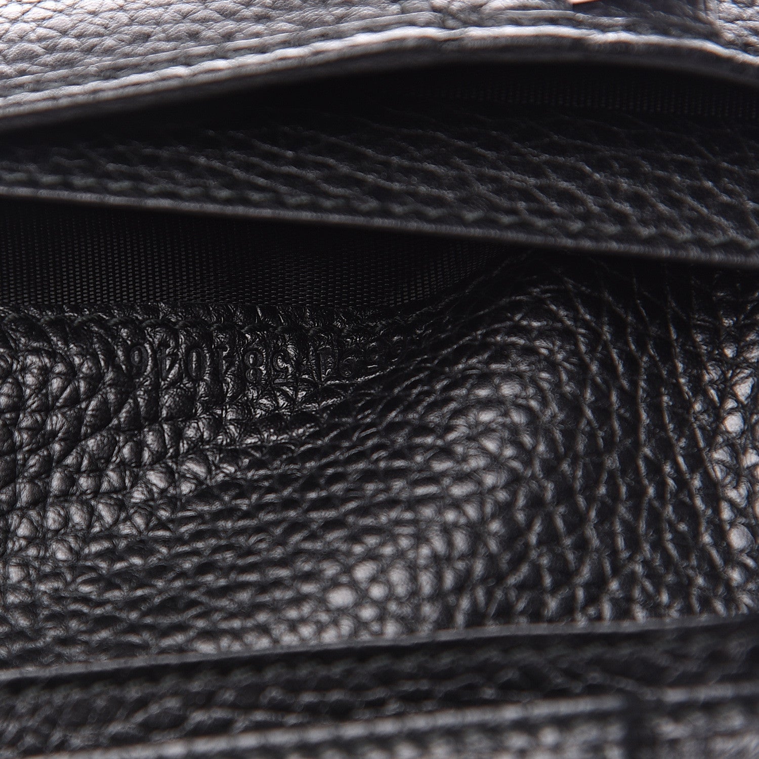 Gucci Calfskin Cellarius Blind For Bi-Fold Wallet Black 6 of 8