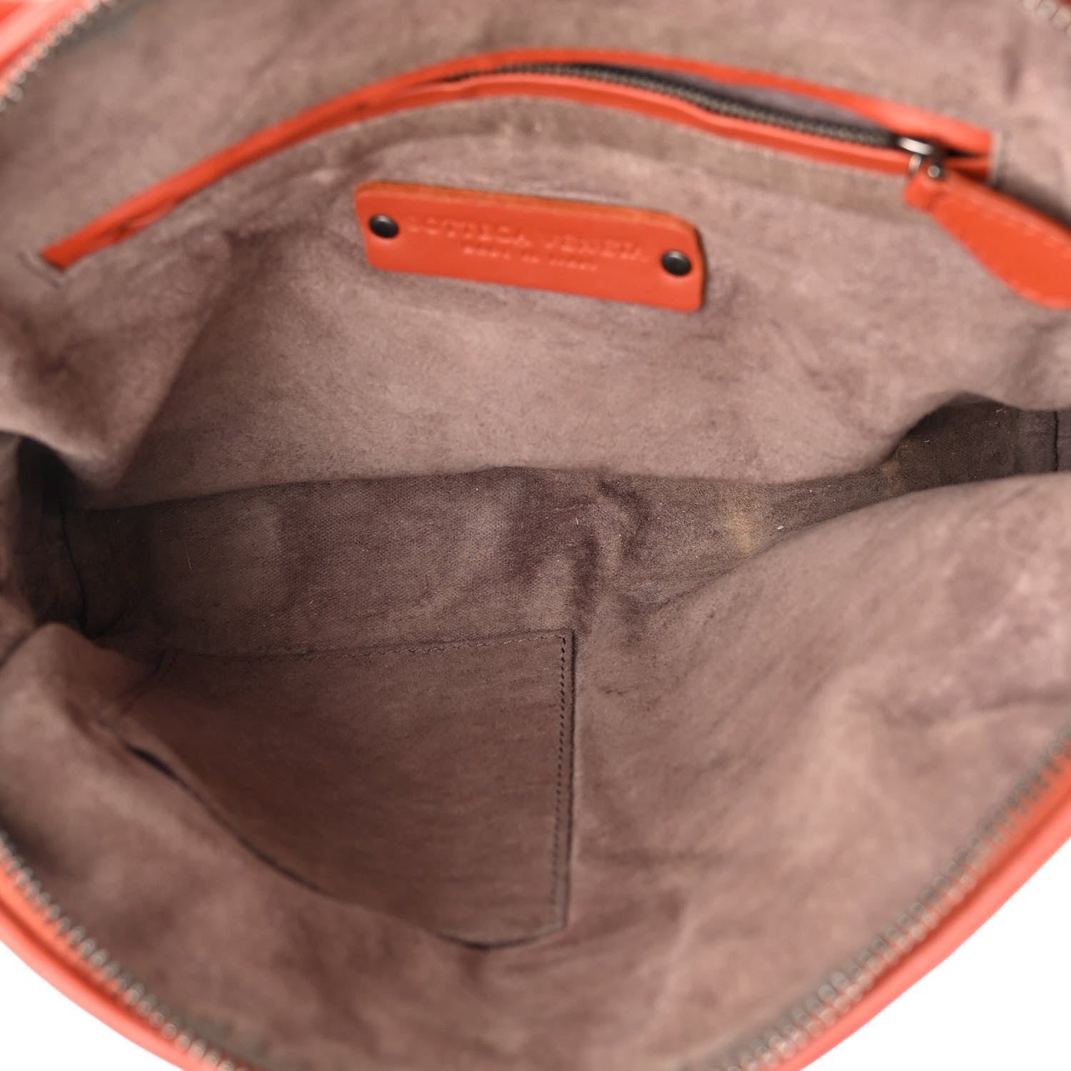 Bottega Veneta Nappa Intrecciato Nodini Crossbody Messenger Red 5 of 10