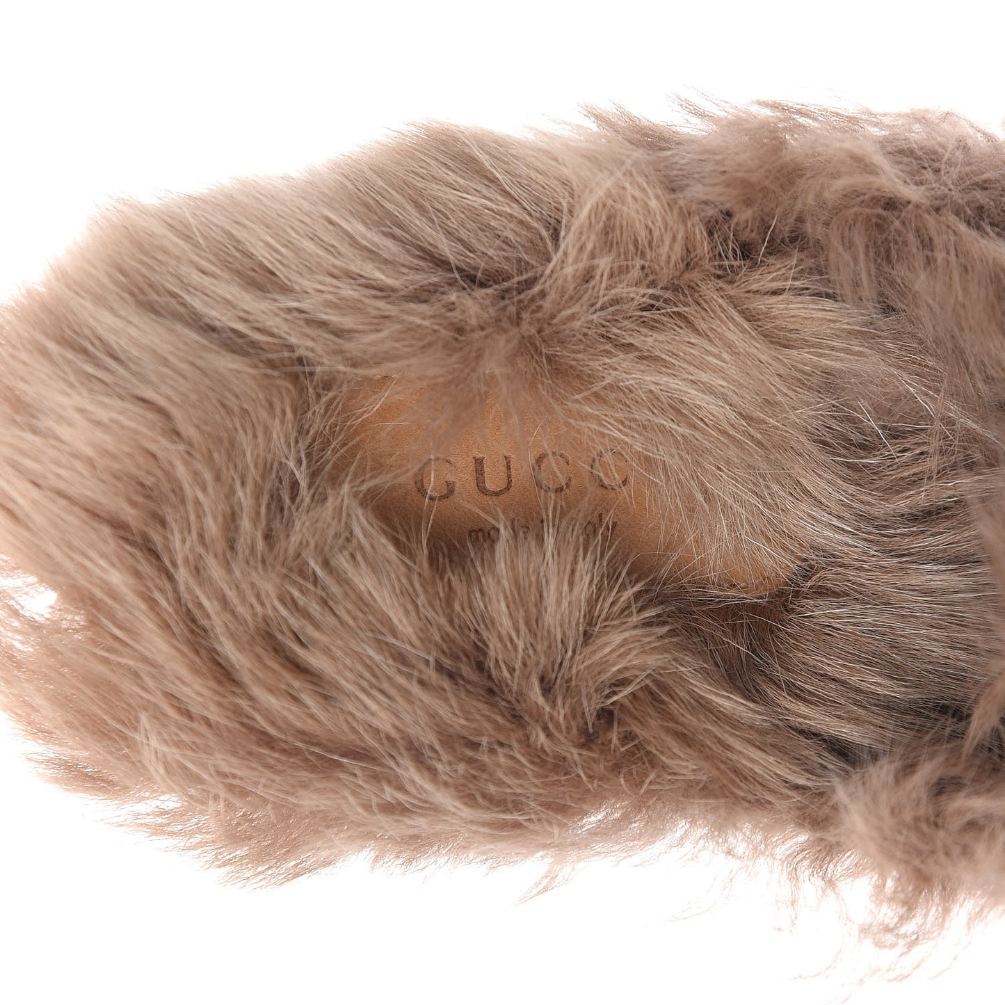 Velvet Fur Womens Princetown Slippers 36 Fucsia Violet Cyclamen Natural