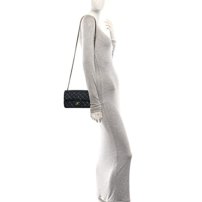 Chanel Lambskin Quilted Enamel Mini Rectangular Pearl Crush Flap Black 1 of 10