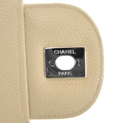 Chanel Caviar Jumbo Single Flap Beige Clair 9 of 12