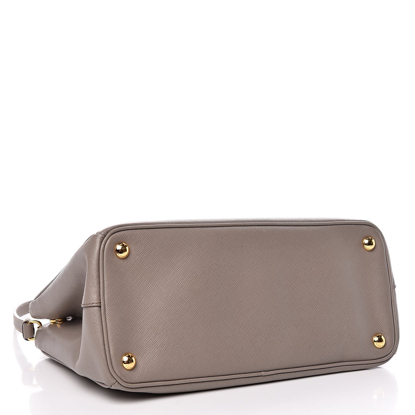 Saffiano Small Galleria Double Zip Tote Argilla