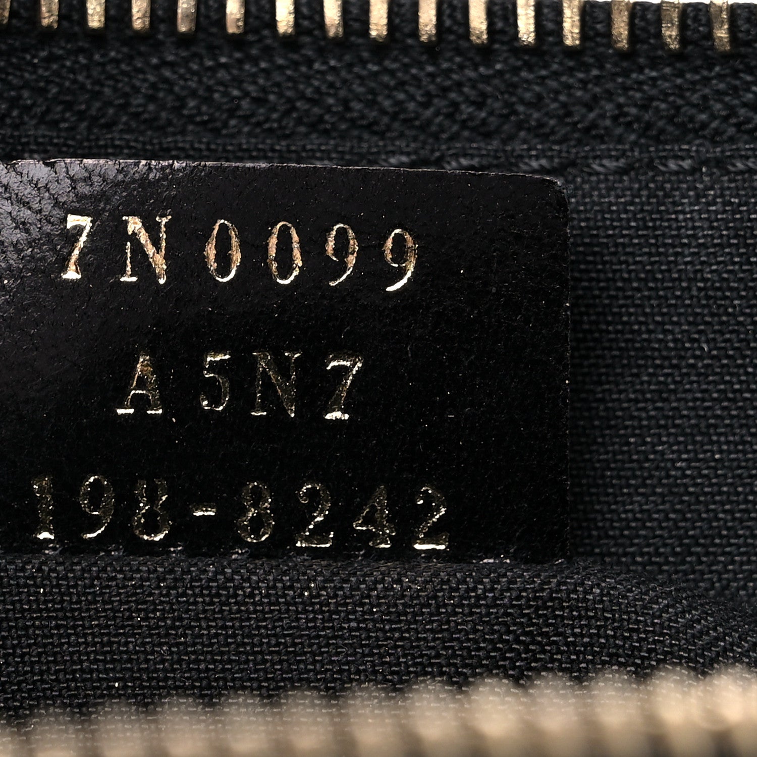 Fendi X FILA Glazed Fabric Vitello Century FF 1974 Mania Pouch Mogano Panna White Black 7 of 13