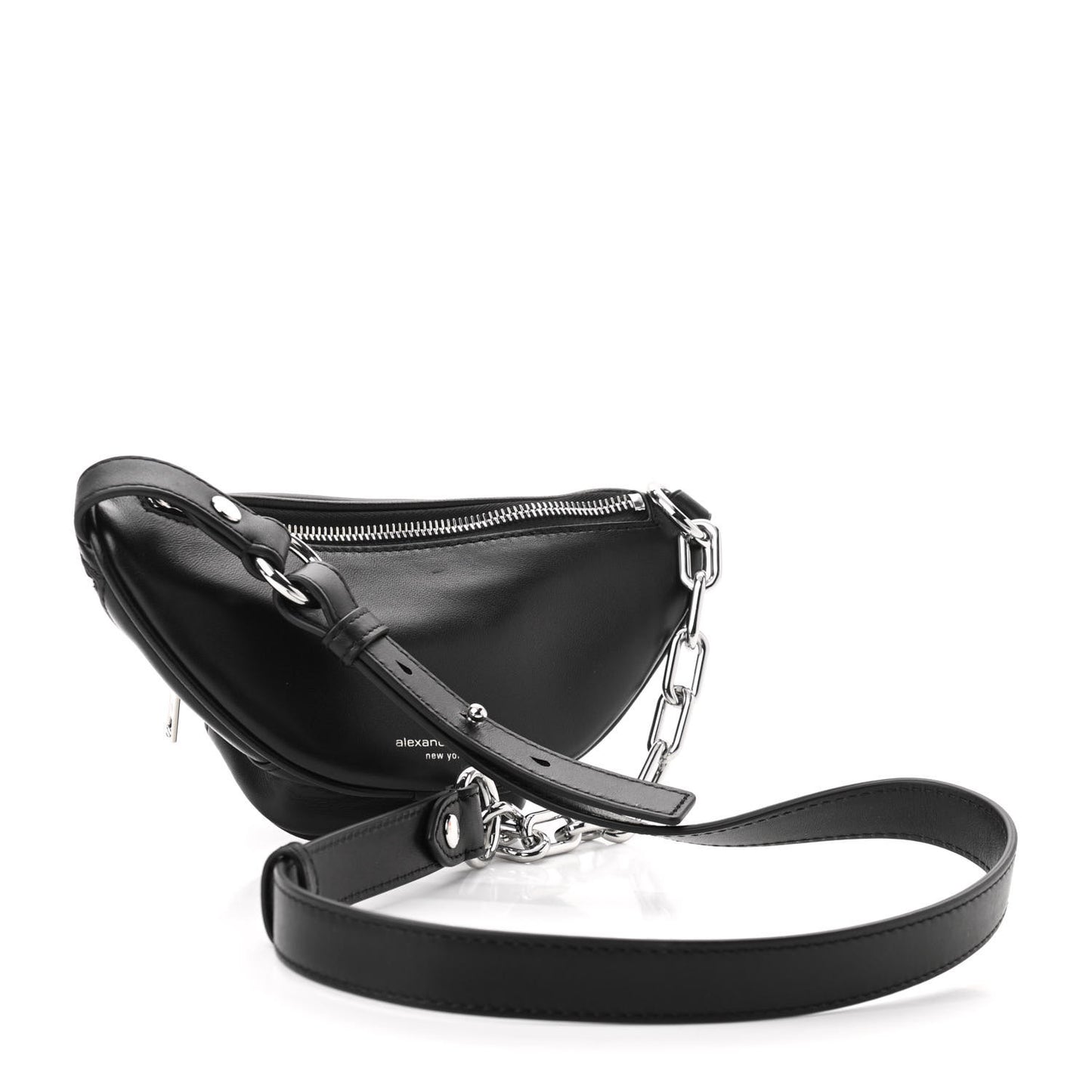Lambskin Mini Attica Belt Bag Black