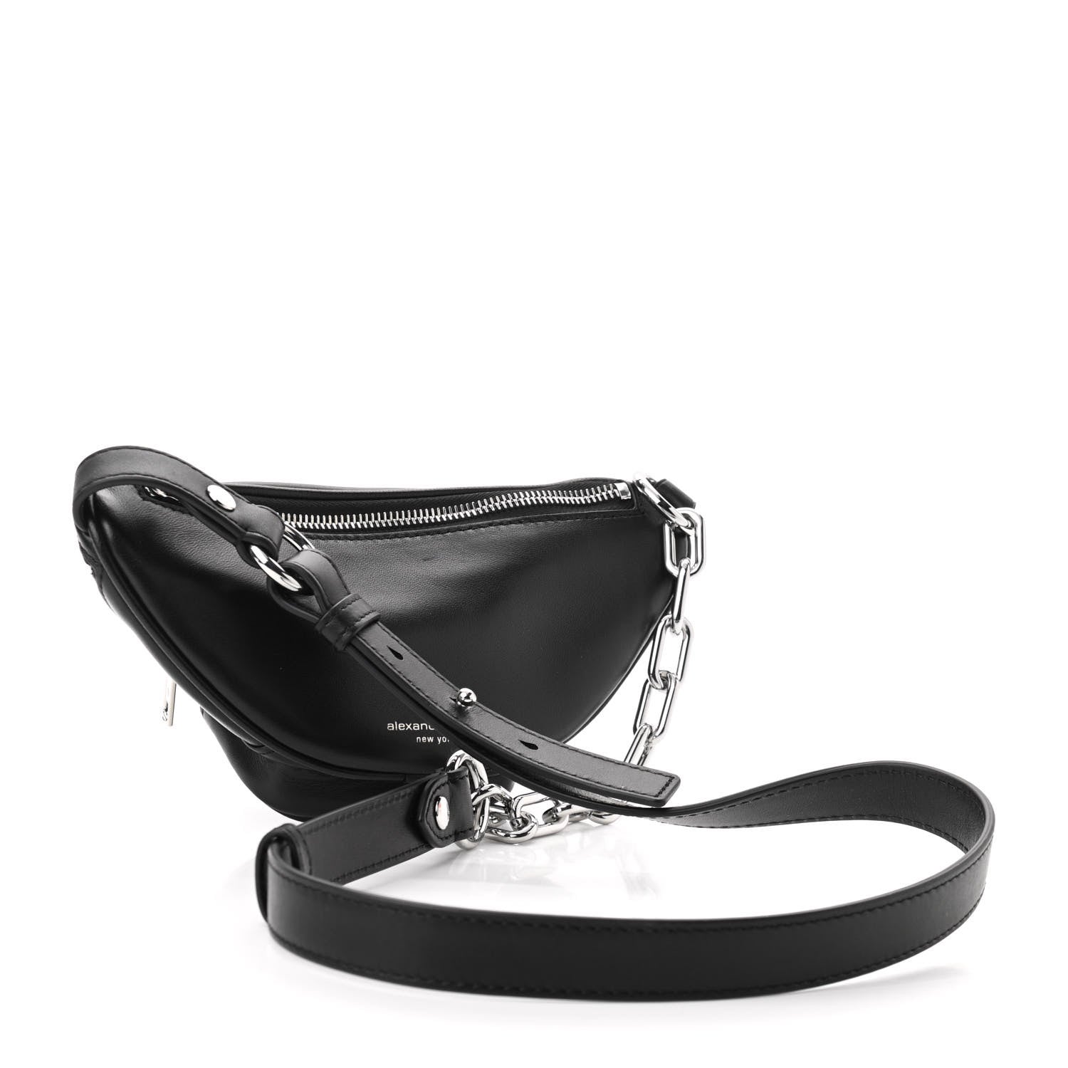 Alexander Wang Lambskin Mini Attica Belt Bag Black 3 of 9