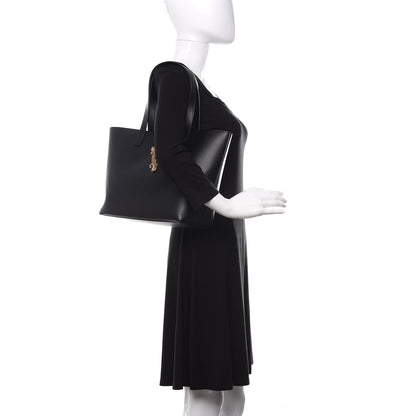 Versace Vitello Virtus Tote Black 2 of 10