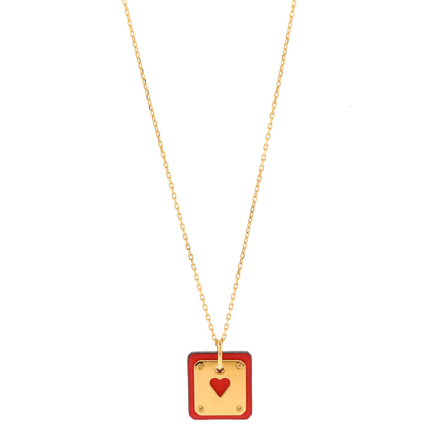Gold Plated Swift As De Coeur Necklace