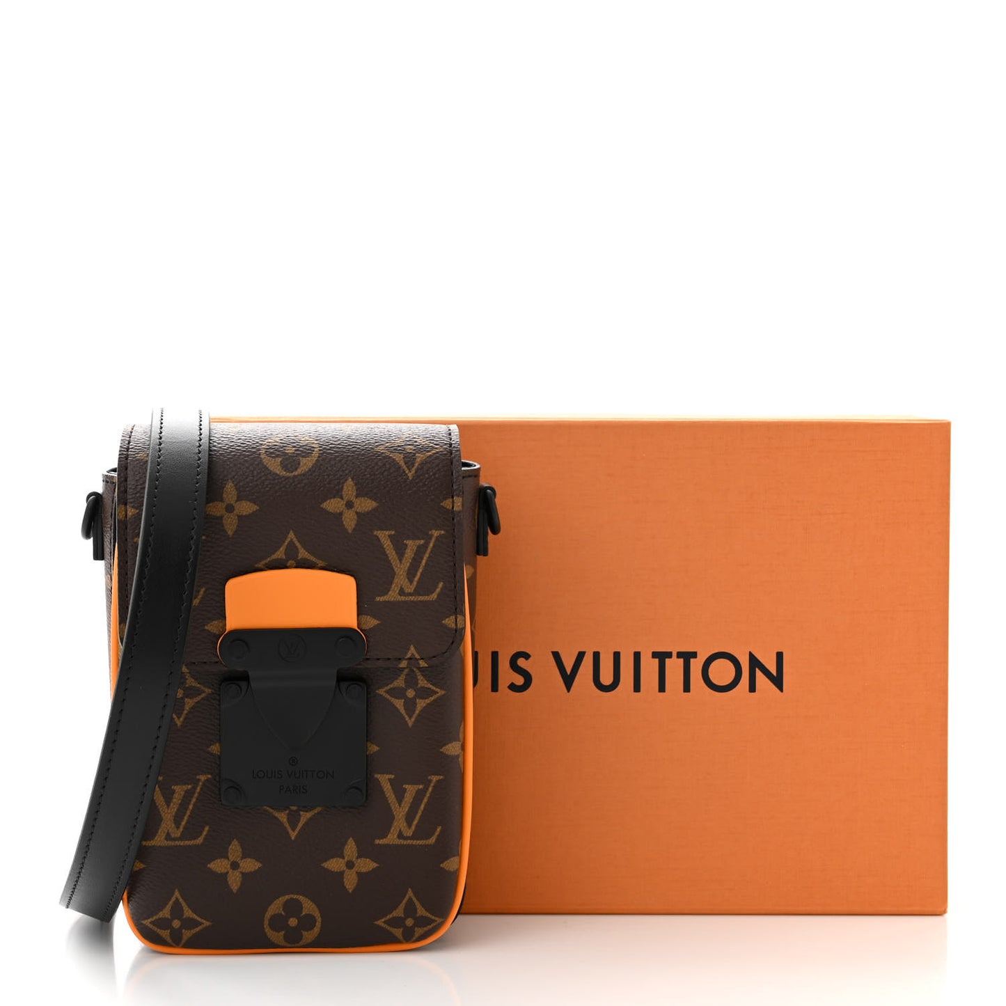 Monogram S Lock Vertical Wearable Wallet Radiant Sun
