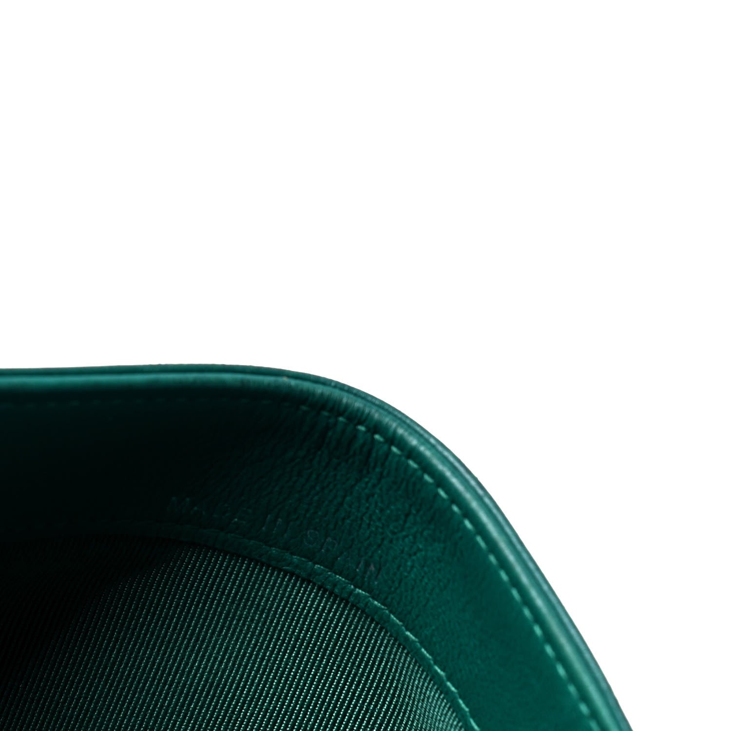 Chanel Lambskin Quilted Card Holder Green 5 of 5