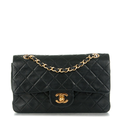 Chanel Lambskin Quilted Small Double Flap Black 1 of 8
