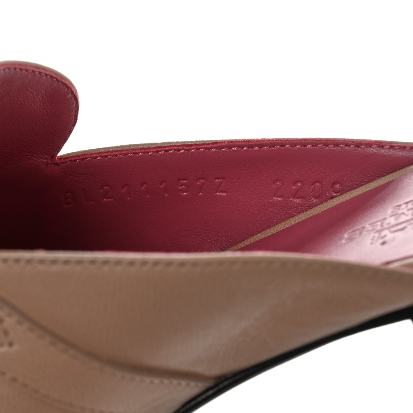 Calfskin Oz Mules 36 Beige Nude