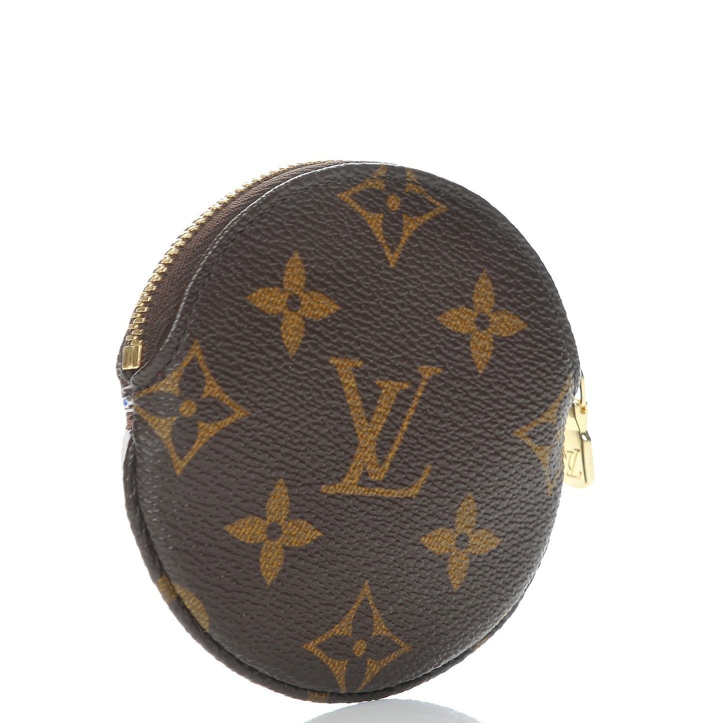 Monogram 2016 Christmas Animation Round Coin Purse Rouge