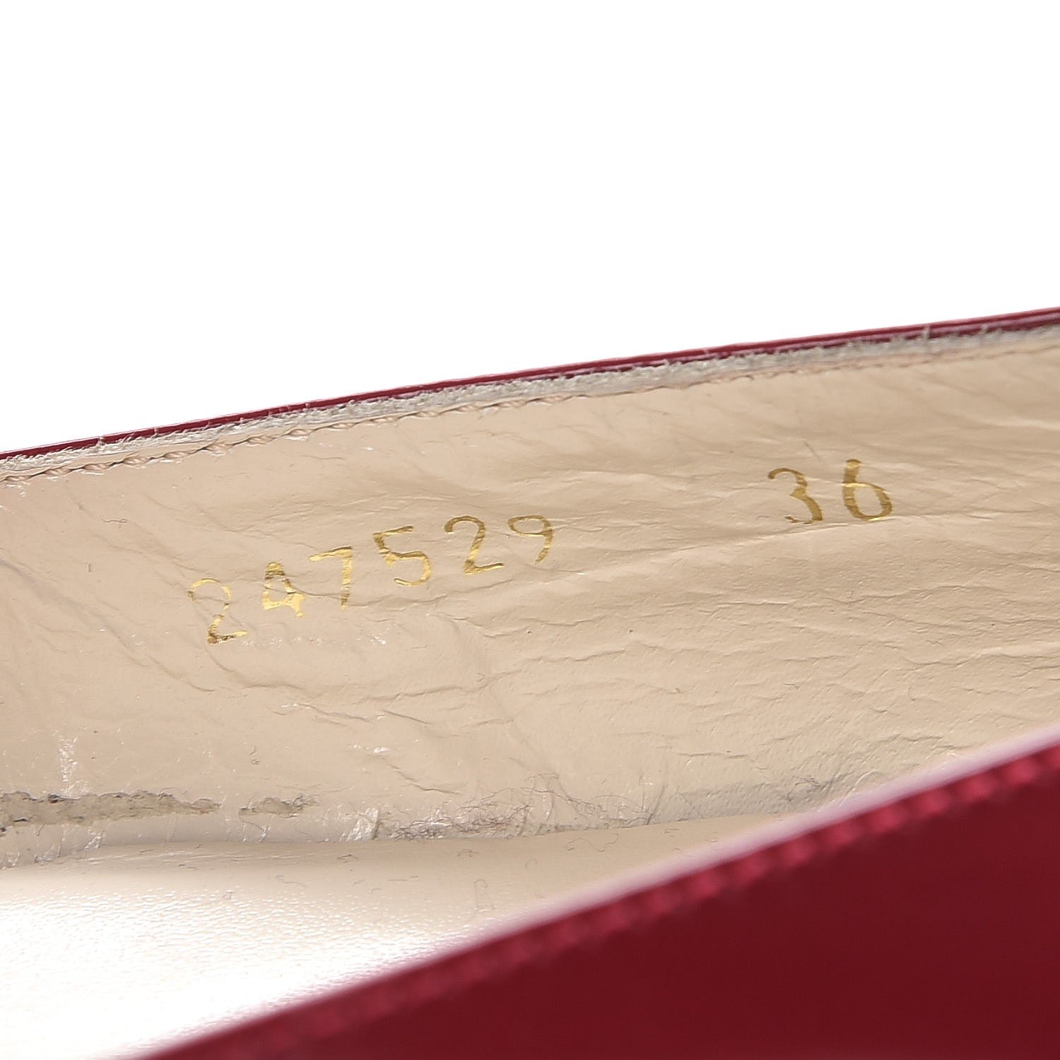 Gucci Calfskin Web Ballerina Flats 36 Red 20 of 20