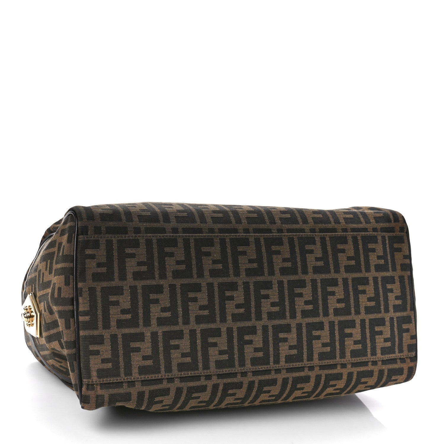 Fendi Zucca Cuoio Lucido Chef Boston Tobacco Moro 4 of 10