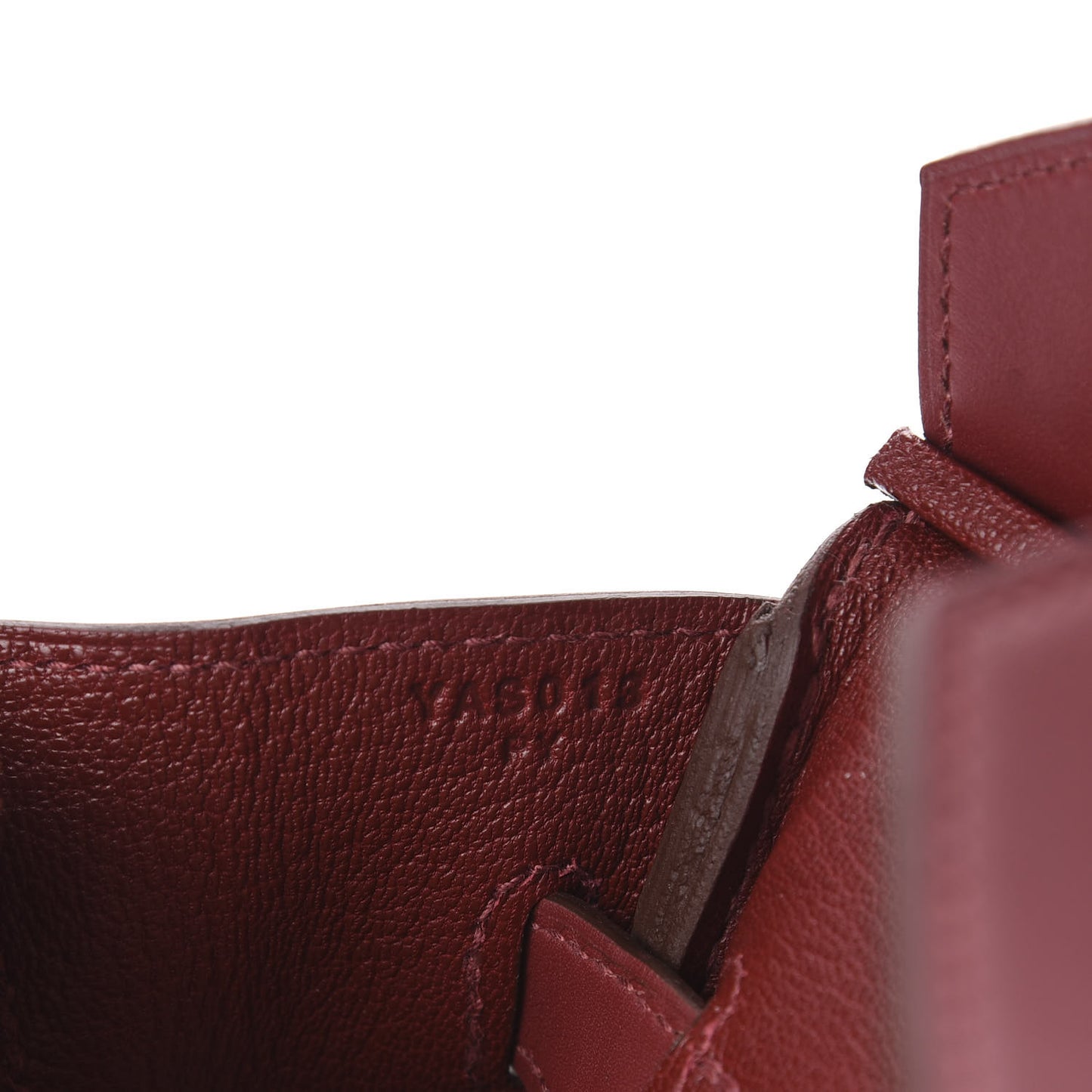 Veau Jonathan Birkin 30 Rouge Grenat